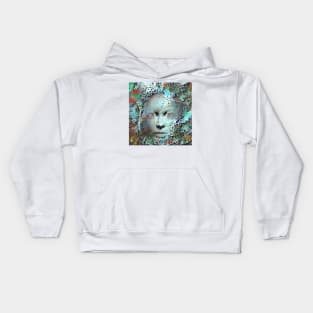 Abstract face Kids Hoodie